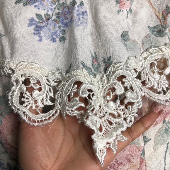 80’s Floral cottage core Jessica McClintock dress - Picture 3 of 7